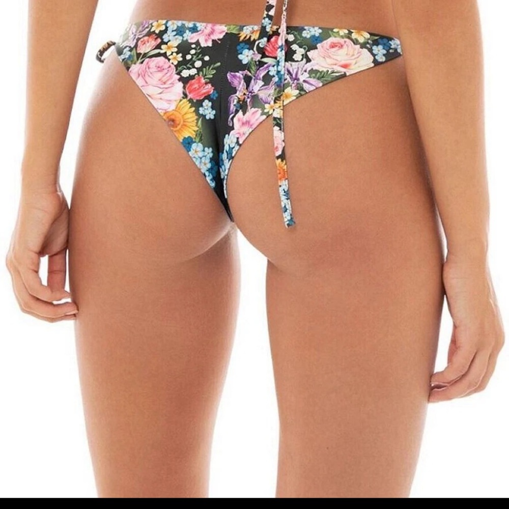 Aqua Bendita print tie side swim bottom L - Picture 5 of 7
